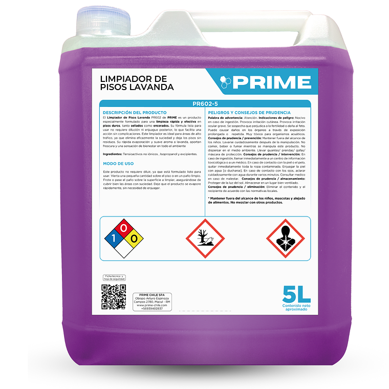 LIMPIADOR DE PISOS LAVANDA - ENV 5L  1