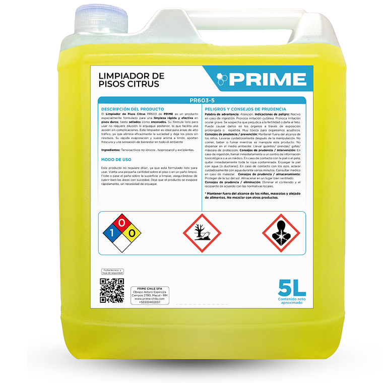 LIMPIADOR DE PISOS CITRUS - ENV 5L  1