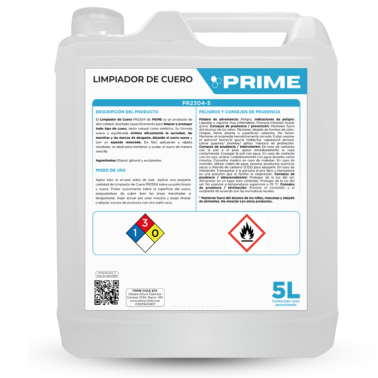 LIMPIADOR DE CUERO - ENV 5L  1