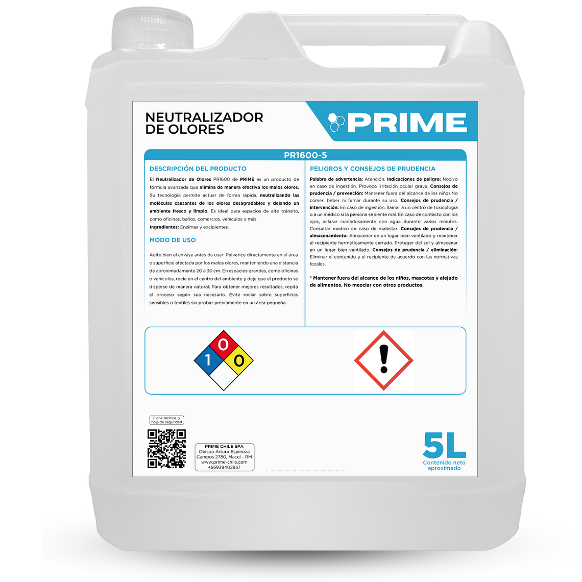 NEUTRALIZADOR DE OLORES - ENV 5L 1