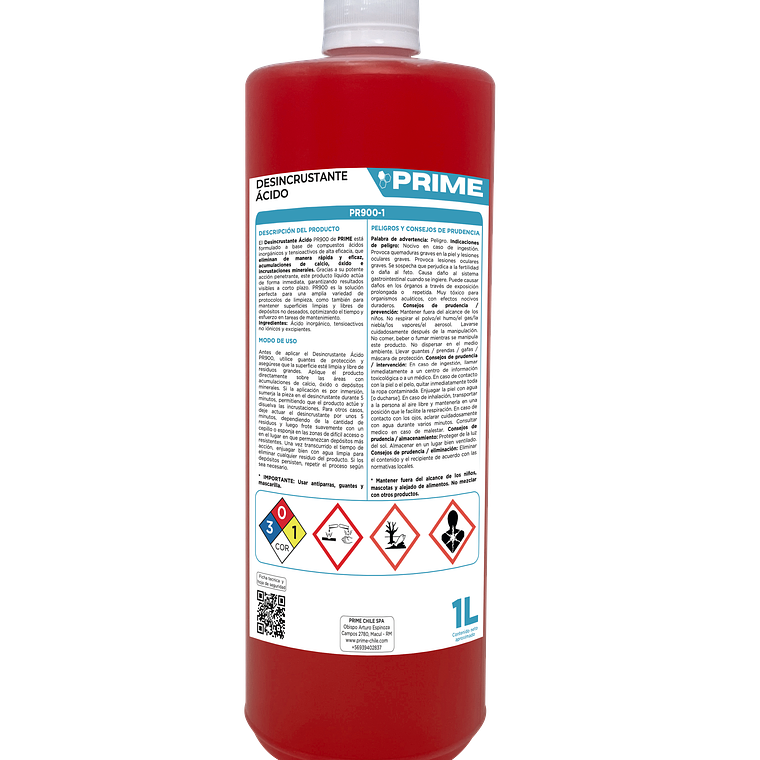 DESINCRUSTANTE ÁCIDO - ENV 1L 1