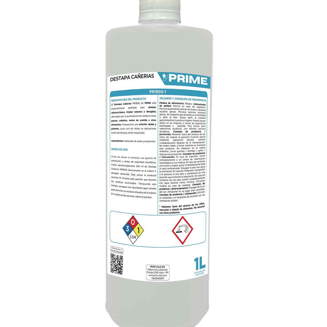 DESTAPA CAÑERÍAS - ENV 1L  1