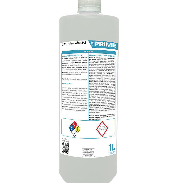 DESTAPA CAÑERÍAS - ENV 1L  1