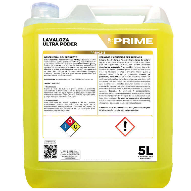 LAVALOZA ULTRA PODER - ENV 5L  1