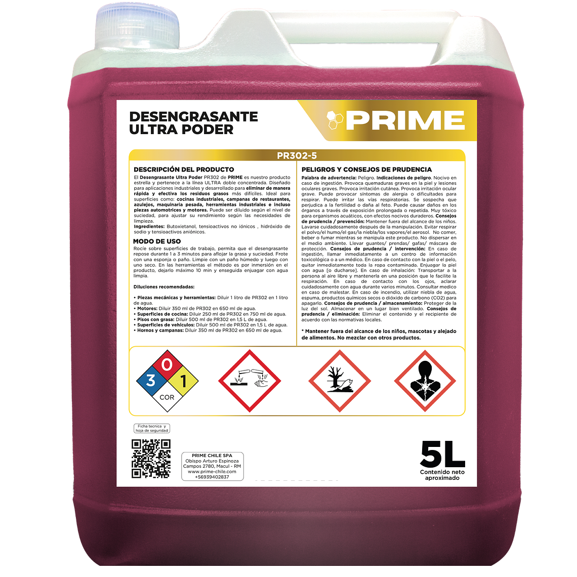 DESENGRASANTE ULTRA PODER - ENV 5L 1