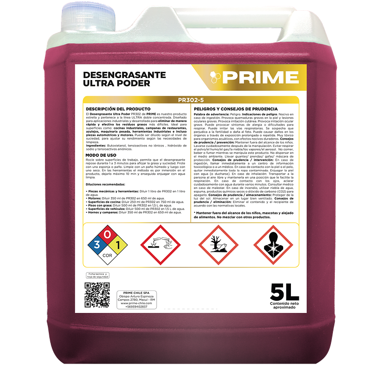 DESENGRASANTE ULTRA PODER - ENV 5L 1