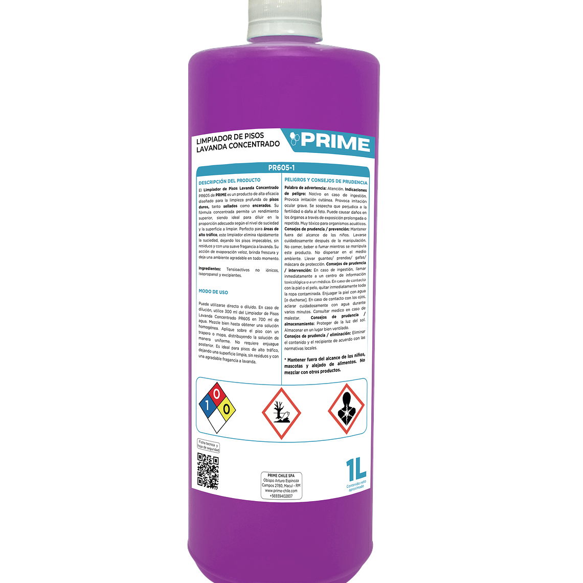 LIMPIADOR DE PISOS LAVANDA CONCENTRADO - ENV 1L  1