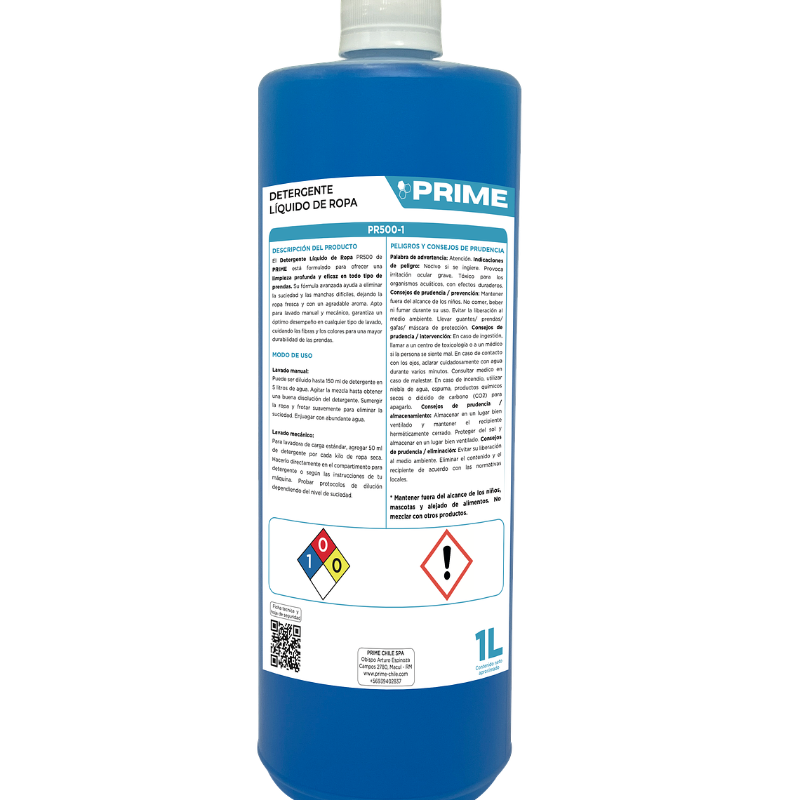 DETERGENTE LÍQUIDO DE ROPA - ENV 1L  1