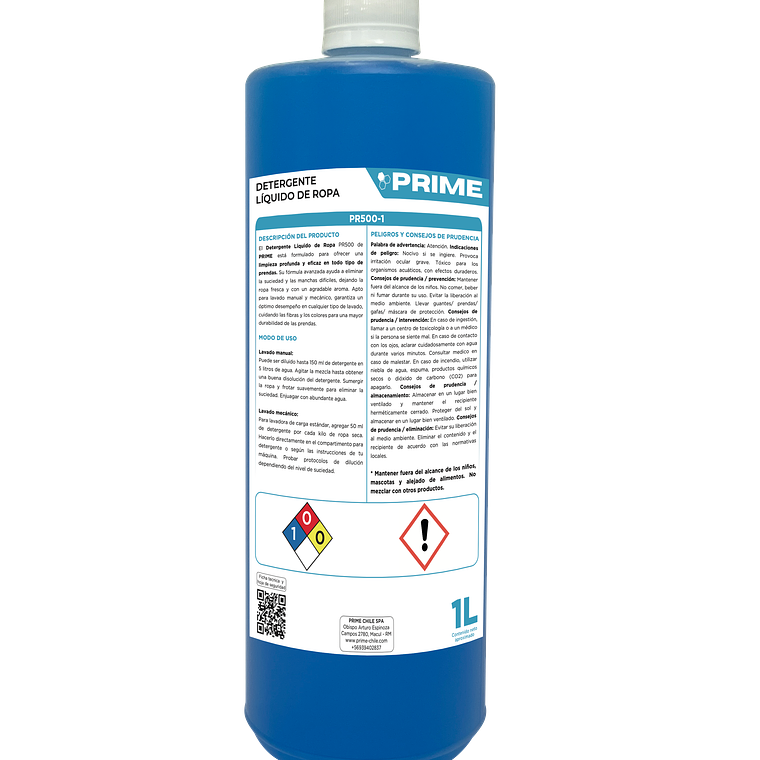 DETERGENTE LÍQUIDO DE ROPA - ENV 1L  1