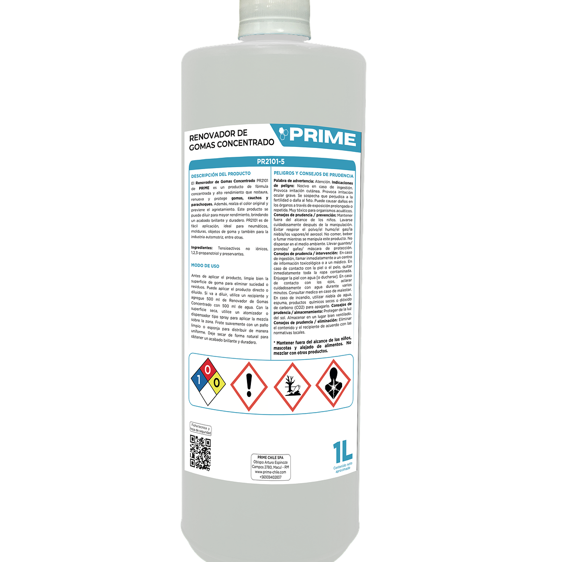 RENOVADOR DE GOMAS CONCENTRADO - ENV 1L 1