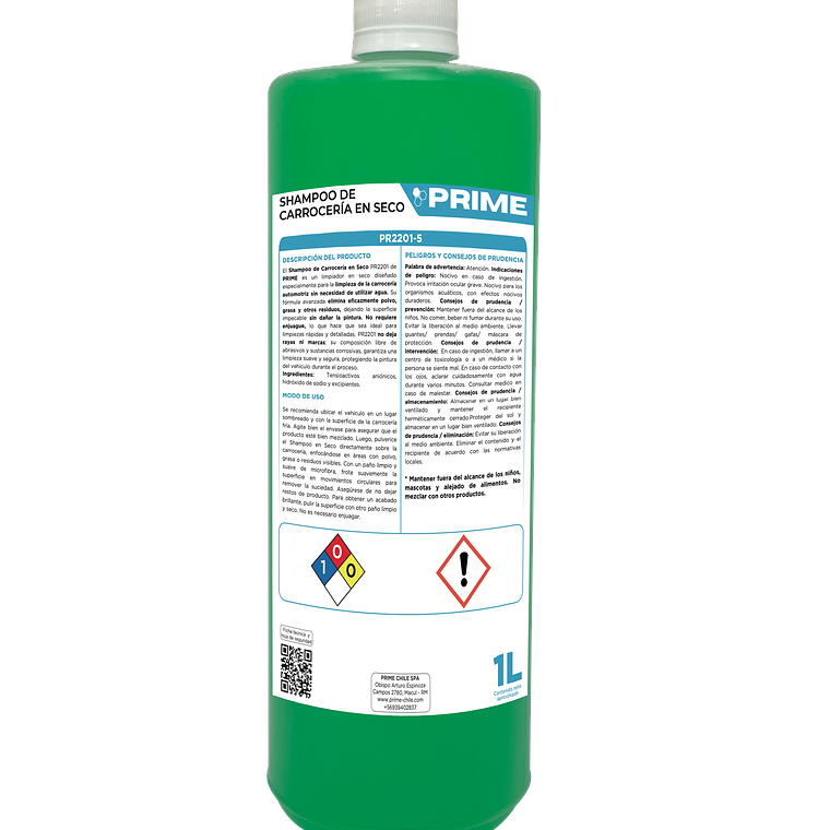 SHAMPOO DE CARROCERÍA EN SECO - ENV 1L 1