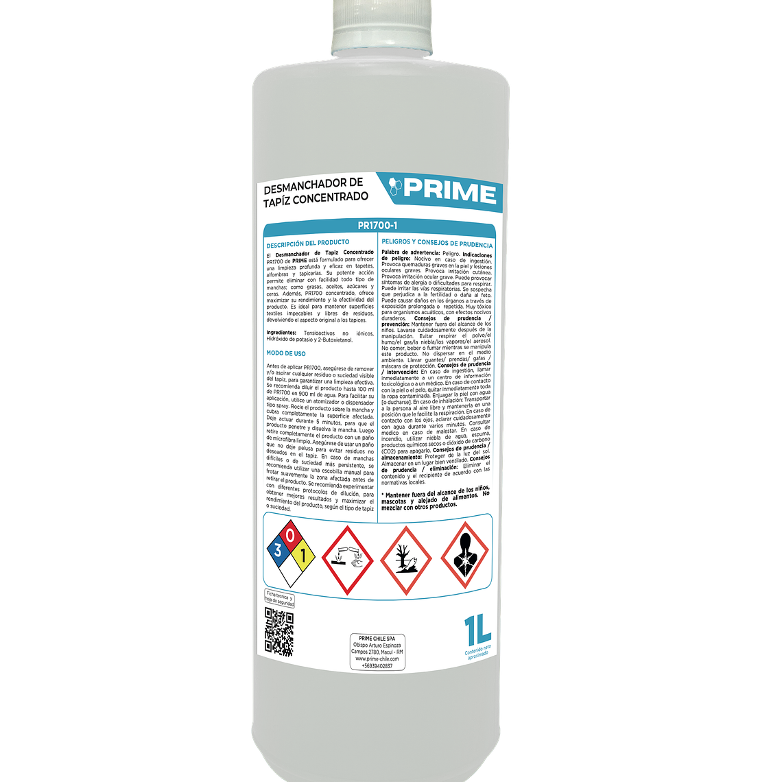 DESMANCHADOR DE TAPIZ CONCENTRADO - ENV 1L 1