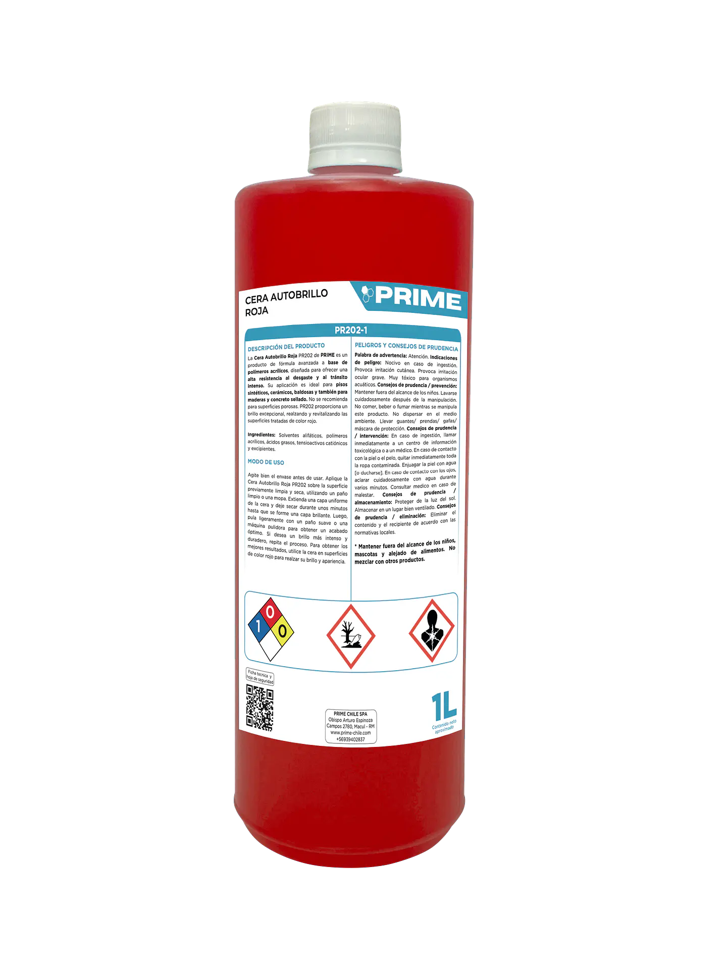 CERA AUTOBRILLO ROJA - ENV 1L 1