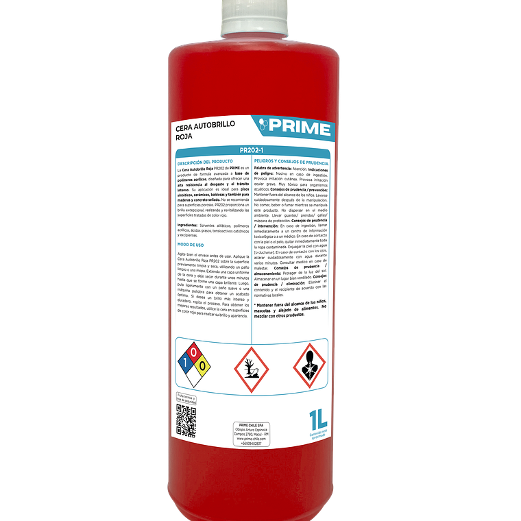 CERA AUTOBRILLO ROJA - ENV 1L 1