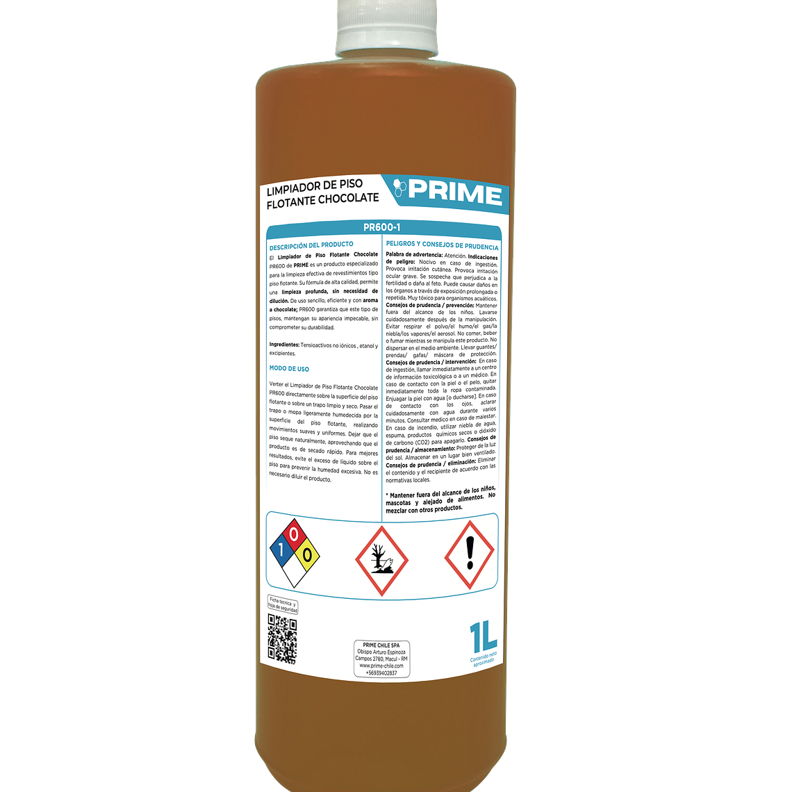 LIMPIADOR DE PISO FLOTANTE CHOCOLATE - ENV 1L  1