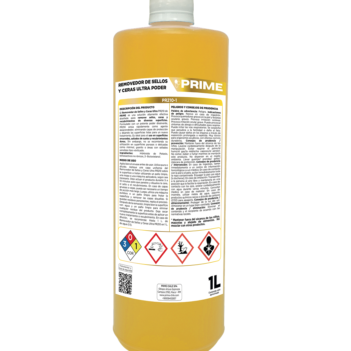 REMOVEDOR DE SELLOS Y CERAS ULTRA PODER - ENV 1L 1