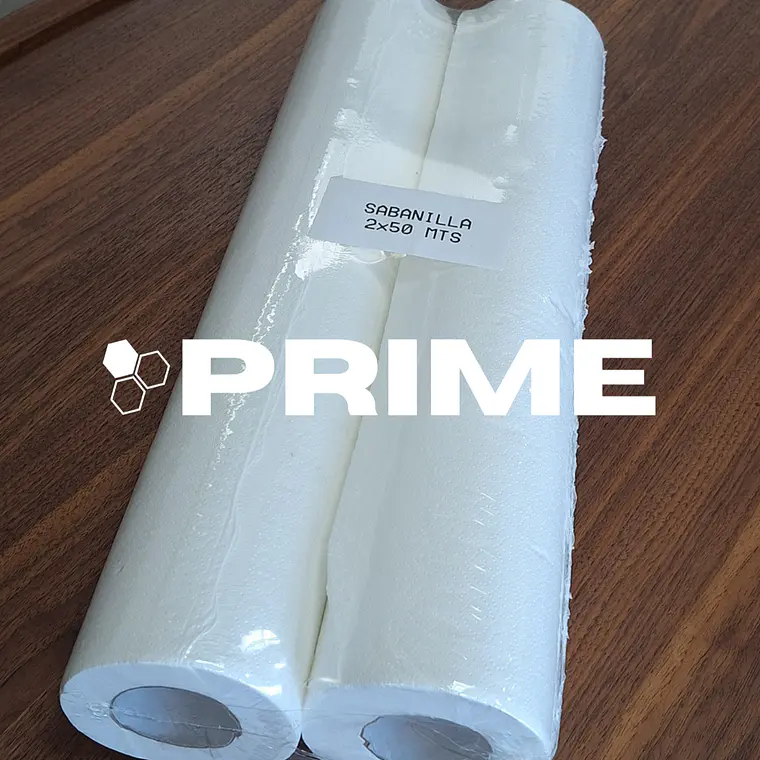 SABANILLA MEDICA PREPICADA 2X50 MTS - 2 ROLLOS 2