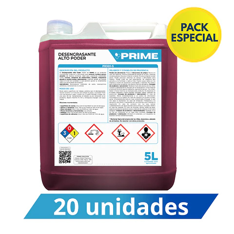 20 DESENGRASANTE ALTO PODER ENV 5L