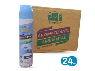 AROMATIZANTE AMBIENTAL SPRAY 400ML OCÉANO 24 unidades