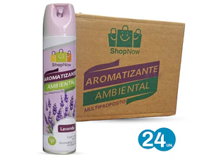 AROMATIZANTE AMBIENTAL SPRAY 400ML LAVANDA 24 unidades
