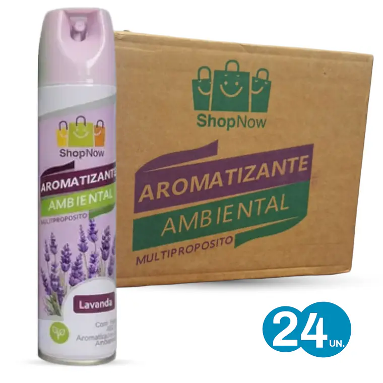 AROMATIZANTE AMBIENTAL SPRAY 400ML LAVANDA 24 unidades 1