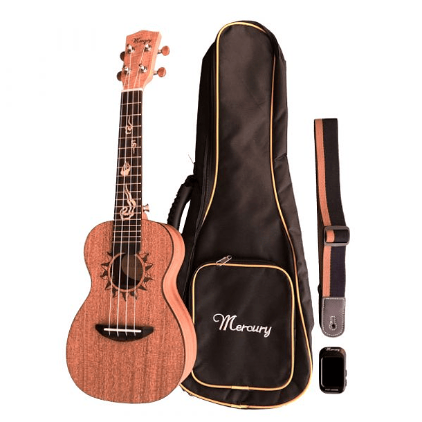 Set Ukelele Mercury Muk08 Incluye Accesorios 1