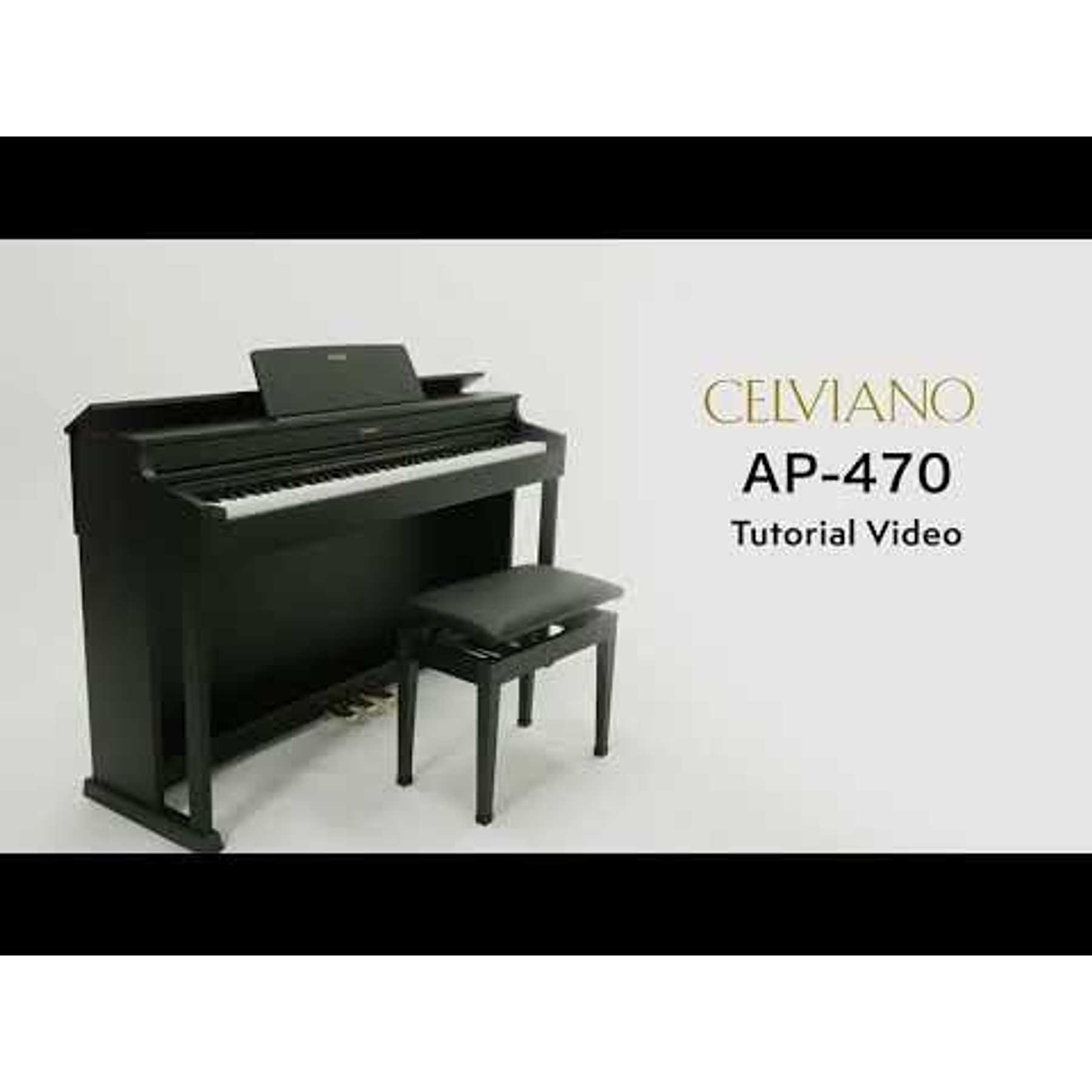 Piano Digital Casio Ap470 Celviano Negro