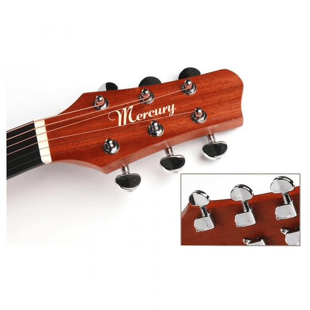 Guitarra Electroacústica Mercury Msm03 Vintage Satin Mahogany 2