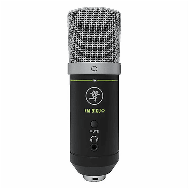 Microfono Condensador Mackie Usb Diafragma Grande Em-91Cu+ 2