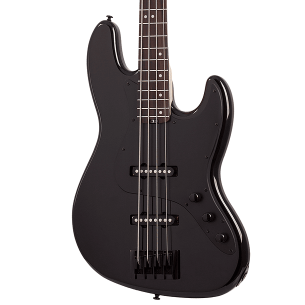 J-4 Rosewood FB Bajo Electrico Schecter Negro Brillante 1