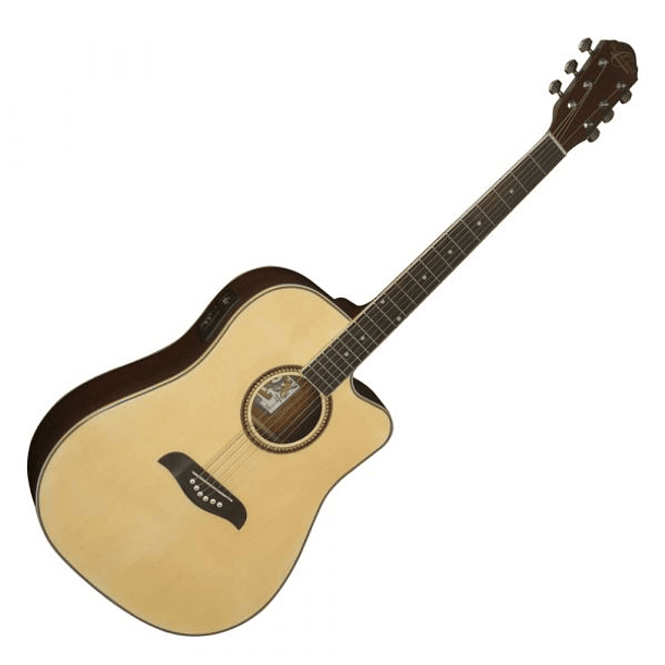 Guitarra Electroacustica Oscar Schmidt OG2CE, Natural 3