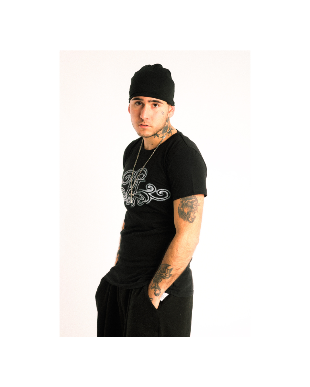 Ornamental Tee Negra 5