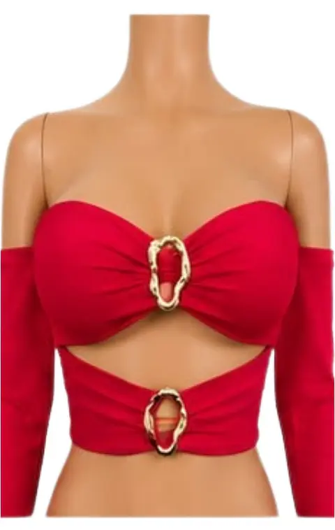 ✨ Crop Concha Hombro Abajo