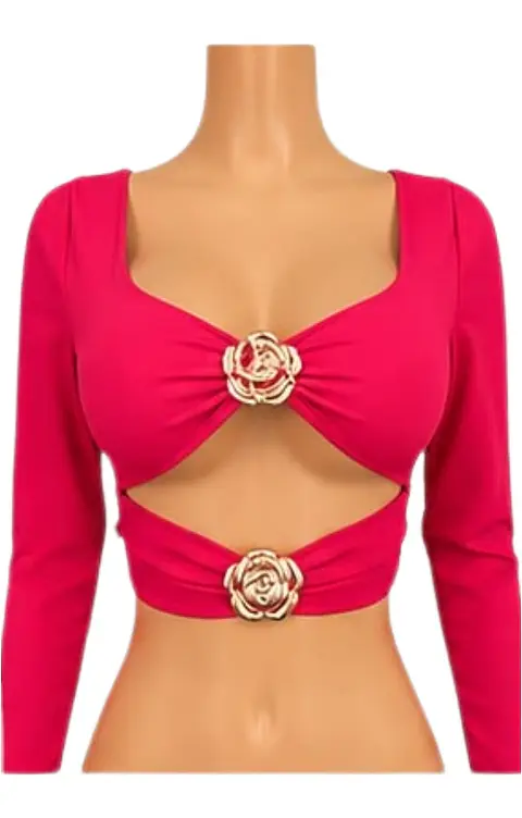 ✨ Crop Dos Rosas ✨