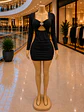 ✨ Vestido con Aplicacion dorada  ✨  - Miniatura 2