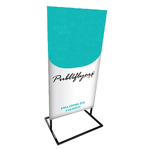 Paloma Publicitaria de Fierro 150x60 cm (2 caras)