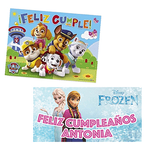 Pendón de Cumpleaños  (Incluye diseño simple)