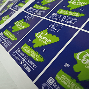 Stickers adhesivos  corte troquel