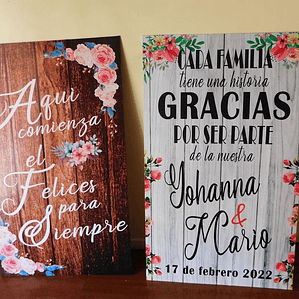 Pancartas Personalizadas para Eventos – Pack x2 Unidades -120x50 cms 