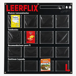 Pendón “Leerflix” – Estación de Lectura Infantil