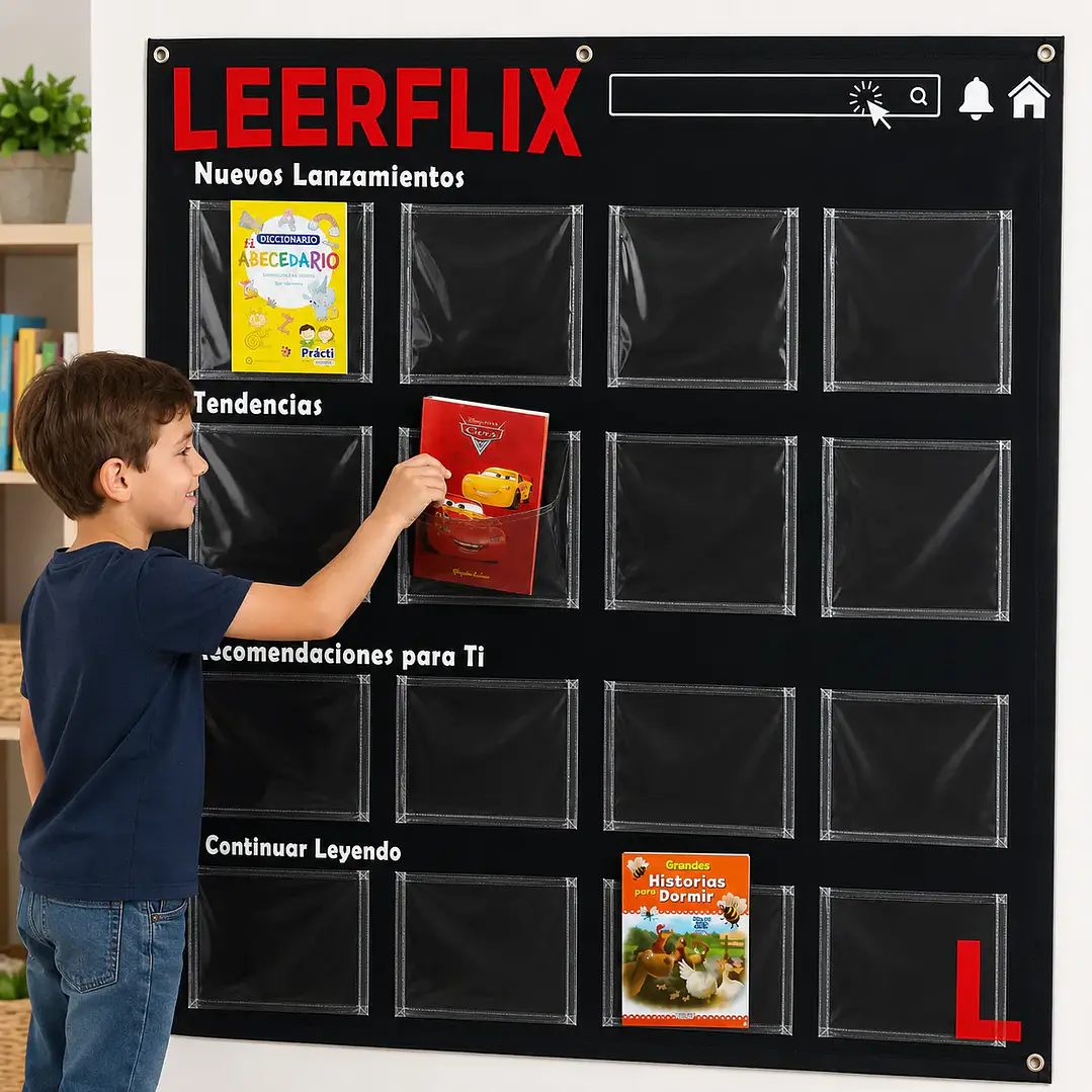 Pendón “Leerflix” – Estación de Lectura Infantil 2
