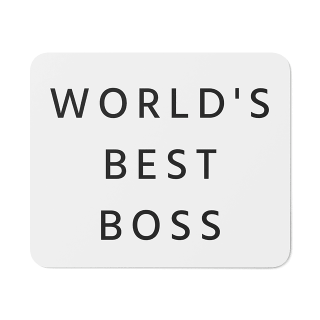 Mouse Pad - The Office - World Best Boss