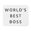 Mouse Pad - The Office - World Best Boss