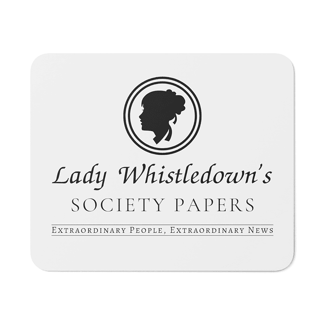 Mouse Pad - Bridgerton - Lady Whistledown's Society Papers