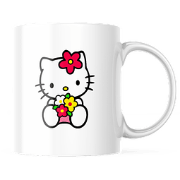 Taza - Hello Kitty - Flores