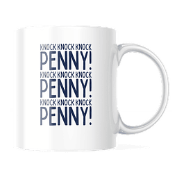 Taza - The Big Bang Theory - Knock Knock Penny!