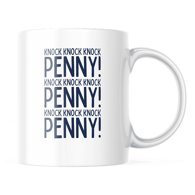 Taza - The Big Bang Theory - Knock Knock Penny!