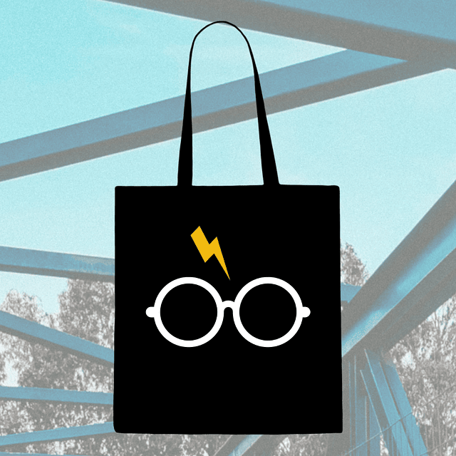 Tote Bag - Harry Potter - Lentes + Cicatriz