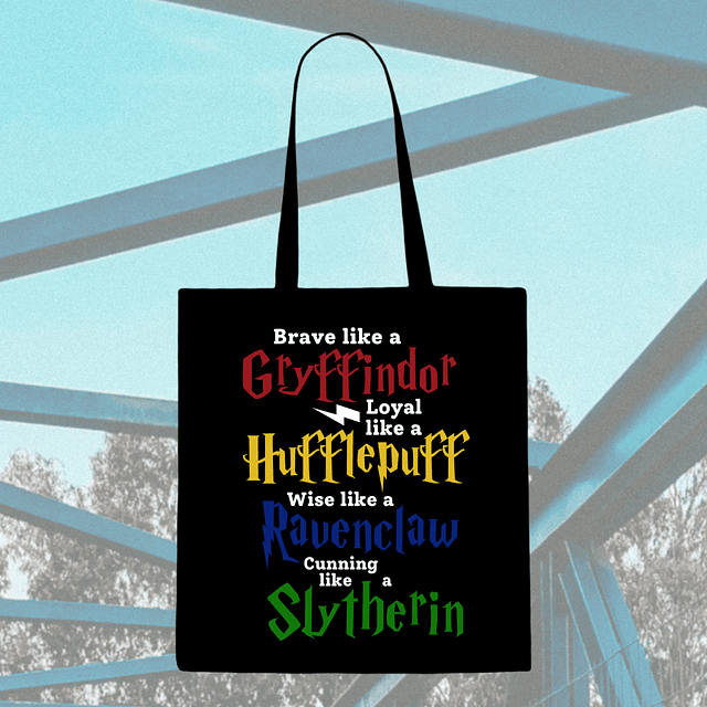 Tote Bag - Harry Potter - Brave Like A Gryffindor, Loyal Like...