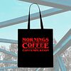 Tote Bag - Stranger Things - Mornings Are For Coffee And Contemplation
